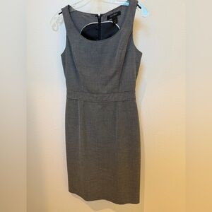 White House Black Market lined Sleeveless Ponte Sheath Dress